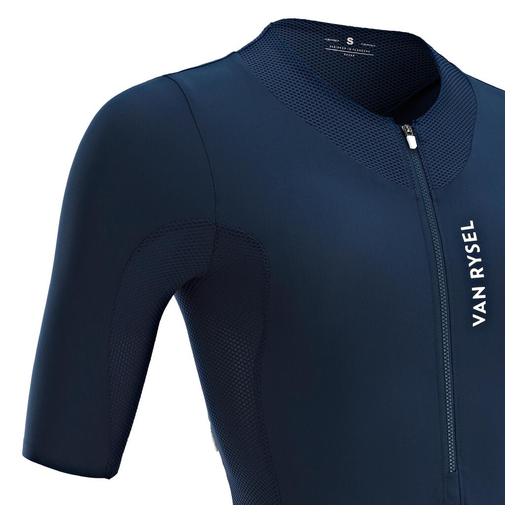 Women's Cycling Aerosuit Racer - Navy Blue/Black